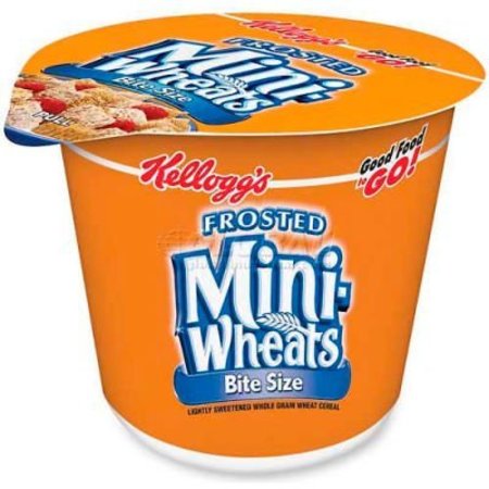 KELLOGGS Kelloggs Cereal-In-A-Cup, Frost Mini Wheats, 2.5 Oz, 6/Pack KEB42799